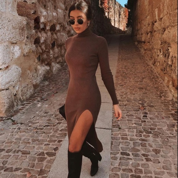 NWT Long Knit Dress - Picture 8 of 16